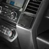 ABS Central Control Central Soquete guarnição Decoração Capa Para Ford F150 2015+ Car Styling Acessórios Interiores