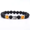 Various animal bracelets lava beads men and women essential oil diffusion yoga cure healing Valentine's Day birthday gifts