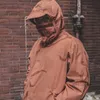 패션 -19FW 폭동 마스크 전술 의류 카모 산 파카 재킷 방풍 야외 남자 여자 코트 스트리트 캐주얼 스포츠 outwear 자켓