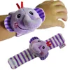 Baby Rattles Soft Plush Toy Wrist Band Watch Band Bed Bells Baby Hand BellsInfant Appease Toys5556600