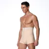 Hommes taille haute bout à bout corps réducteur de graisse culotte contrôle du ventre minceur ventre Boxer corps Shaper Shorts Shapewear grande taille 3271