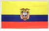 Ecuador-Flagge, 90 x 150 cm, Custom Style, neues Polyester, bedruckt, Flagge der Republik Ecuador, Banner 90 x 150 cm, kostenloser Versand