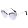 بيع الأزياء الراقية الماس Cate Eye Sunglasses نظارات العلامة التجارية للسيدات تنقل النظارات الشمسية المنصة السيدات للسيدات Cat2325