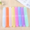 Plastic Toothbrush Holder Travel Camping Tour Toothbrush Case Hiking Portable Toothbrush Tube Cover Storage Box Protect Holder