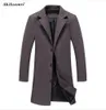 新しい男性レッドウールブレンドスーツのデザインウールコートメンカジュアルトレンチコートデザインプラスサイズ5xlスリムフィットオフィススーツジャケット