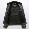 Men's Leather & Faux Mens Classic Motorcycle Jackets Autumn Winter PU Suede Coat Big Pocker Zip Plus Size XL-8XL