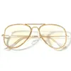 Оптово-Новая Мода Золотая Посеребренные Блешевые фреймы Diamond S Для мужчин и ED OUT CZ Zircon Hip Hop Readly Glass Glass Glasse Greathes