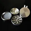 Spacecase Herb Grinder 63mm Diameter 4 Layers Zinc Alloy Sharpstone Metal Grinders Pepper Grinder Smoke Tobacco Crusher