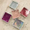 Quadratische Box Wimpern Paket Hartplastikgroßhandelspreis Anpassung gute Qualität herrlich verträumt Wimpern Private-Label-Box