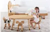子鹿スツール動物椅子子供用家具ギフト幼稚園ソリッドウッド小さな椅子