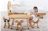 Tabouret fauve chaise animal meuble enfant cadeau maternelle bois massif petites chaises