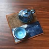 Latest Patchwork Lucky Fish Table Placemat Cotton Linen Dining Table Mat Rectangle Vintage Chinese style Tea Mats Insulation pad 1pcs