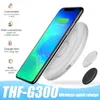 15W Hızlı iPhone 11 Pro Max XR XS X Galaxy Note Kutusuna Kordon Şarj 10 Pro USB için Kablosuz Şarj G300 Qi Standart Alıcısı Şarj