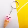 Creative Cartoon Animal Ice Cream Keychain Cute Unicorn Sweet Cone Bag Pendant Gift Cute Cartoon Souvenirs Regali di San Valentino