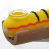 Pipa da 3,2 pollici in silicone Pipa da fumo Pipa fatta a mano con bruciatore a nafta con accessori per tabacco stile hot dog