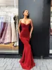 Sexy economici rosso sirena prom paillettes scintillanti senza spalline abiti backless abiti da sera abiti da festa speciale ocn