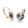 11.11 Försäljning Round Designers Boucle d'Oreille Made With Österrike Crystal For Women Stud Earing Fashion Smycken Bästa julklapp