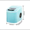 Commercial Ice Maker Electric Bullet Cylindrical Ice Machine 15kg / 24h Mini Ice Making Machine For Milk Tea Shop