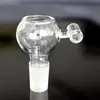 Vattenpipor Glasrutschbanor Skål Bitar Bongs Skålar Trattrigg Tillbehör Keramisk spik 18mm 14mm Hane Kvinna Berusande Rökning Vattenpipor dab riggar Bong Slide