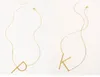 Anhänger Halsketten Personalisierte Buchstaben Halskette Gold Silber Edelstahl Kette Benutzerdefinierter Name Initial Charm Schmuck 1 Heal22
