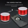 A10 Wireless Bluetooth Audio Small Steel Cannon Subwoofer Mini Portable Present Card Bluetooth Speaker8305011