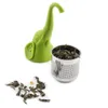 Cartoon Tee-ei Tee Blatt Rosa Elefanten Sieb Filter Diffusor Silikon Küche Werkzeuge Gadgets Tee Infuser