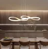 Minimalism DIY Hängande Modern LED Pendant Lights för matsal Bar Suspension Armatur Suspendu hänge lampa belysningsarmatur