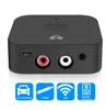 Récepteur Audio Bluetooth 5.0 RCA APTX 3.5mm prise AUX musique adaptateur sans fil avec micro NFC pour haut-parleurs de télévision de voiture Auto