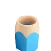 かわいいポップクリエイティブペンホルダー花瓶カラーペンシルボックスメイクアップブラシ文房具デスクセットTidyデザインコンテナギフトストレージ用品
