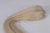 Cheveux européens Aucun produit chimique Aucun synthétique Remy Cuticle Aligned Virgin # 27 # 613 Double Drawn Straight Drawstring Ponytail 140g Natural Color Blonde unprocess