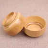 Eco Friendly Natural Baby Bamboo Bowl Baby Kids Anti Break Strong Bamboo Bowls Food Grade Safety Tableware Noodles Rice Bowl DH1297