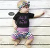 Baby Suit Girls Romper + Shorts + Headband Sets Newborn Jumpsuit T-shirt Fish Scale Shorts Headwrap 3pcs/set Infant Toddler Clothing E21904