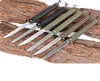 Wysokiej jakości 6 stylów łożysko kulkowe flipper składany nóż D2 satynowa ostrze G10 uchwyt noże kieszonkowe EDC ze skórzaną osłoną
