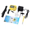 PH Meter Digital Water Tester Acidimeter With Temperature Sensor Probes PH Thermometer US EU Plug For Aquarium Pool Water Test