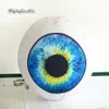 Personalized Simulated Inflatable Eyeball Balloon 2m/3m/5m Large Lighting Eye Ball For Pub And Halloween Decoration