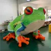 Grenouille gonflable géante de 3 m de longueur, avec ventilateur, pour publicité, scène ou décoration de parc gonflable, vente en gros