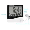 HTC-2 Digital termometer Hygrometer Väderstation Station temperatur fuktmätare med sensor klockvägg Inomhus Utomhus sensor Probe LCD