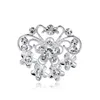 Brooches de flor de diamante Pins de casamento broche mulheres homens terno de negócios vestido top corsage moda jóias presente de natal vontade e arenoso