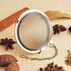 Rostfritt stål Tea Pot Infuser Sphere Mesh Tea Strainer Filler Ball Strainer Ball 5cm grossist LX1331