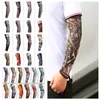 Manicotto del braccio del fiore Manicotti protettivi per il ciclismo all'aperto Protezione solare Manicotti per il ghiaccio UV stampati per il tatuaggio Manicotto per tatuaggi Favore di partitoT2I5972