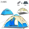 GAZELLE Camping Tent 3-4 person Tents Hydraulic automatic Waterproof Double Layer Tent Ultralight Outdoor Hiking Picnic tents