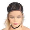 Short Bob Rendas dianteira peruca para mulheres ombre perucas sintéticas marrom laço laço cabelo
