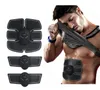 Foot Treatment Electric Muscle Toner Abdominal Ab Toning Belt Abs Training Ems 3 Pads Wireless Muscle Stimulator for Abdomen/Arm/Leg