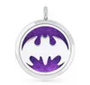 1 pç Batman Cross Dolphin Basebol Love Paw 30MM Difusor Medalhão Ímã Perfume Pingente Com 1pcs Almofada Grátis XA009-476