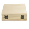 50pcs vintage trä brosch smycken förpackning box lyx brudgum slips bröllopsfest halsband Trä bowtie paket presentförpackningar