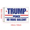 90 * 150 cm Donald Trump Amercia Bandeira Poliéster Confederate Flag Head Metal Grommet Personalidade Decoração Trump 2020 Mantenha Great Banner VT1738