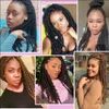 6 Packs Full Head Dreadlock Синтетические наращивания Волос Вязание Крючком Корики Мягкие Искусные Логи Синтетические Космер Bomba Dreadlock Бесплатная экспресс Доставка