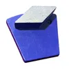 KD-P40 Diamant-Schleifplatte mit zwei Stiften, Metallbindung, Polierpads mit Rautensegment für Beton- und Terrazzoböden, 9 Stück, ein Set