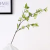 5 Pcs/Lot 76cm Fake Flower Wedding Decoration Layout Wall Flower Arrangement Simulation Single Branch 3 Fork Pearl Fruit Artificial Plants