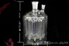 Große 16-Klauen-Superleise Superstarke Filterung Wasser-Tabakflaschen-Bongs Ölbrennerpfeifen Wasserpfeifen Glaspfeifen Bohrinseln Rauchfrei